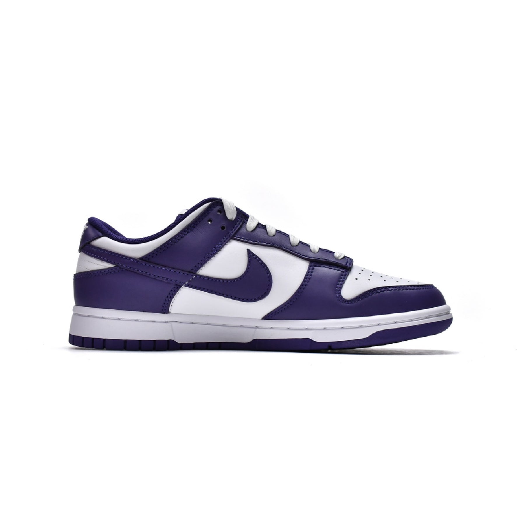 nike dunk low championship court purple baskets vue latérale