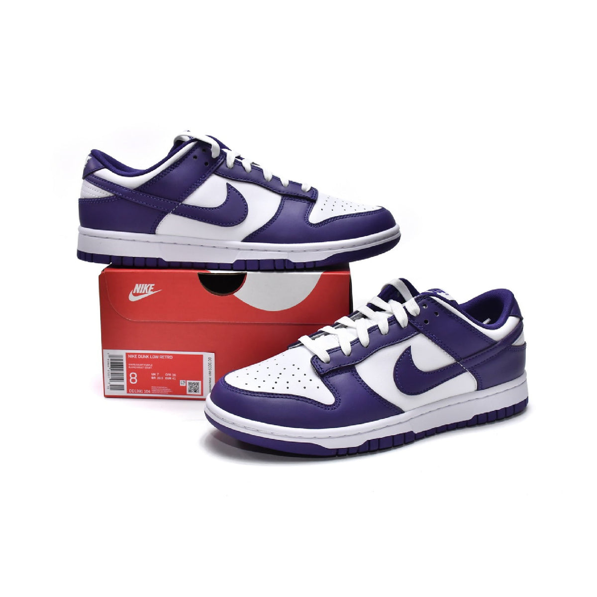 Nike Dunk Low Championship Court Purple Baskets Violet Homme Femme - 4