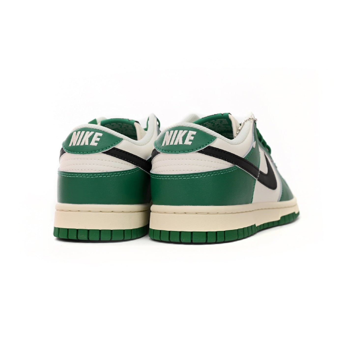 Nike Dunk Low White Green Lottery, Baskets Basses Unisexe Cuir – photo 3