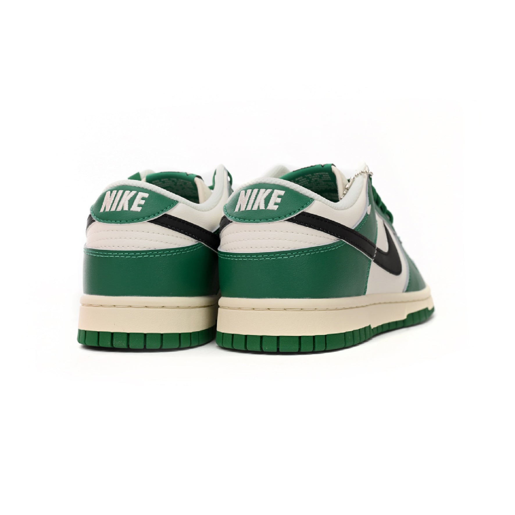 Nike Dunk Low White Green Lottery, Baskets Basses Unisexe Cuir – photo 3