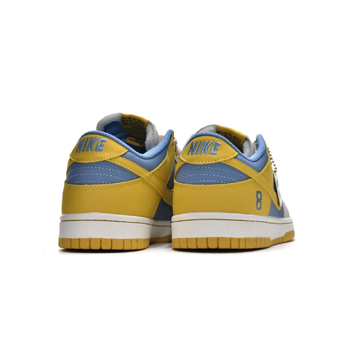 Nike Dunk Low Kobe Baskets Bleu Jaune Homme Femme - 3