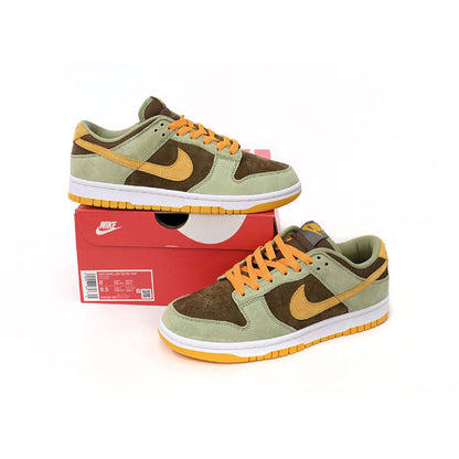 Nike Dunk Low Dusty Olive Baskets Vert Marron Homme Femme - 3