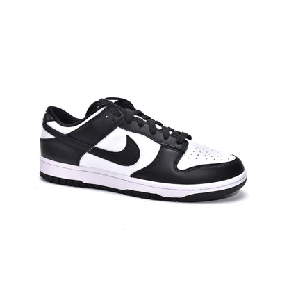 Nike Dunk Low Retro White Black Panda Baskets Blanc Noir Homme Femme - 2