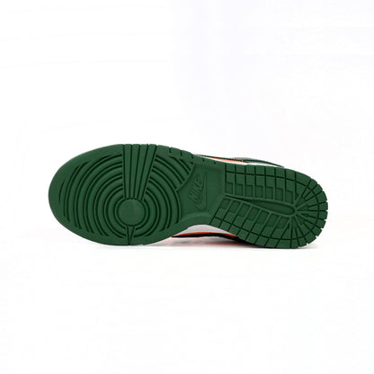 Nike Dunk Low Orange Green Baskets Orange Vert Homme Femme - 5