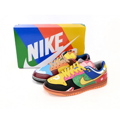 Nike Dunk Low What the Super Mario Baskets Multicolore Homme Femme - 4