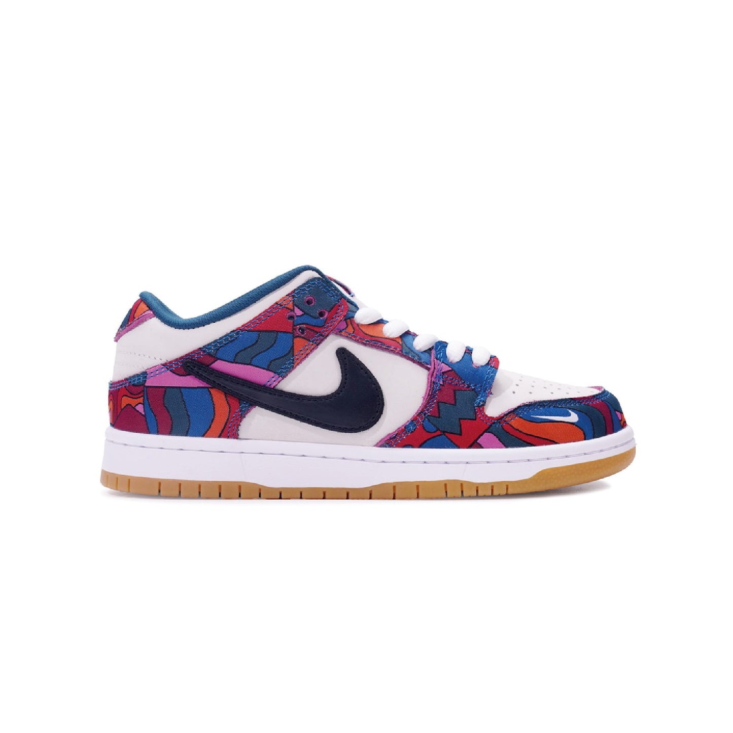 nike dunk low sb friends et family parra baskets vue latérale