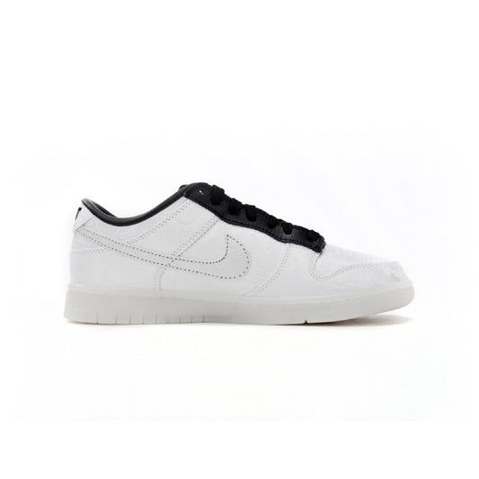 Nike Dunk Low x CLOT x Fragment Design Baskets Blanc Noir Homme Femme - 1
