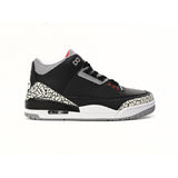 Air Jordan 3 A Ma Maniere Black Cement – Baskets Homme Femme Cuir Grainé et Elephant Print