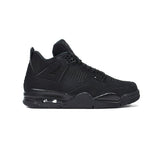 Air Jordan 4 Black Cat – Baskets Homme Femme en Nubuck et Mesh Style Basketball