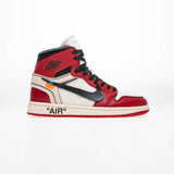 Air Jordan 1 High Off-White Chicago – Baskets Montantes Homme Femme Cuir