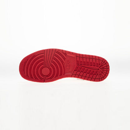 Air Jordan 1 High Off-White Chicago baskets montantes homme et femme en cuir blanc rouge, vue arrière