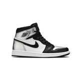 Air Jordan 1 High Silver Toe – Baskets Montantes Homme Femme Cuir
