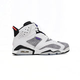Air Jordan 6 Grayish Purple – Baskets Homme en Nubuck et Cuir Style Basketball