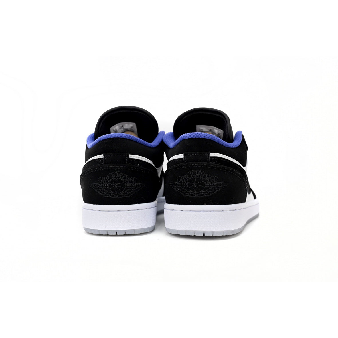 Air Jordan 1 Low Big Slam Dunk baskets basses homme et femme en cuir noir rouge, détail semelle
