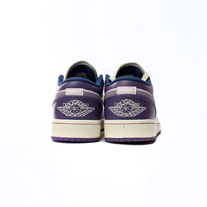 Air Jordan 1 Low Easter Egg baskets basses femme en cuir multicolore, détail semelle