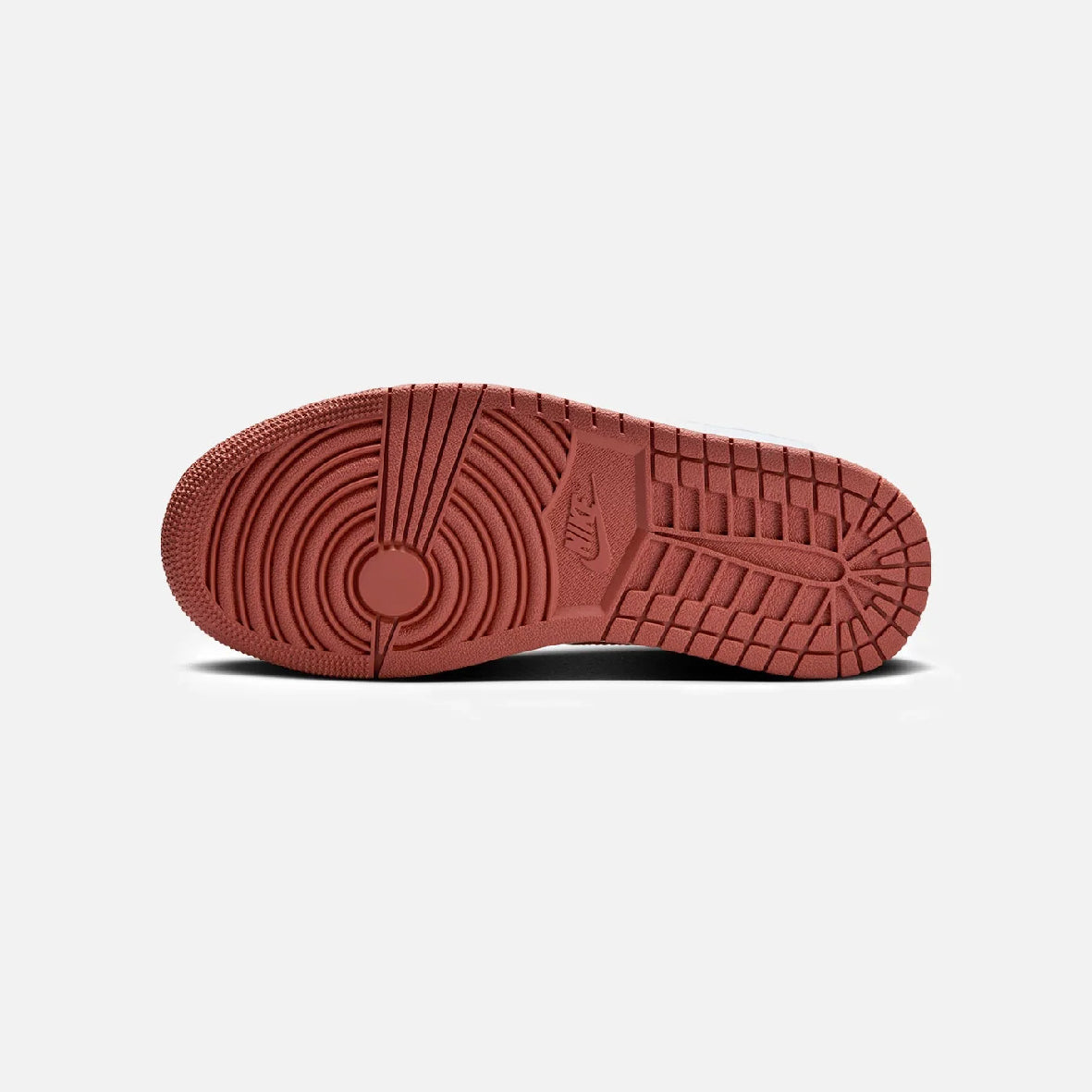 Air Jordan 1 Low Rose Saumon baskets basses femme en cuir rose, vue arrière