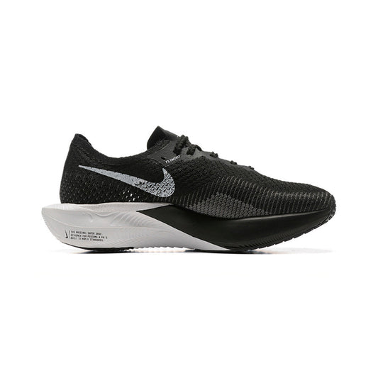 Nike ZoomX Vaporfly Black White Silver Chaussures Running Noir Blanc Mixte - 1