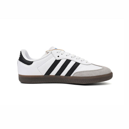 Sneakers basses Adidas Samba white core black clear granite unisexe