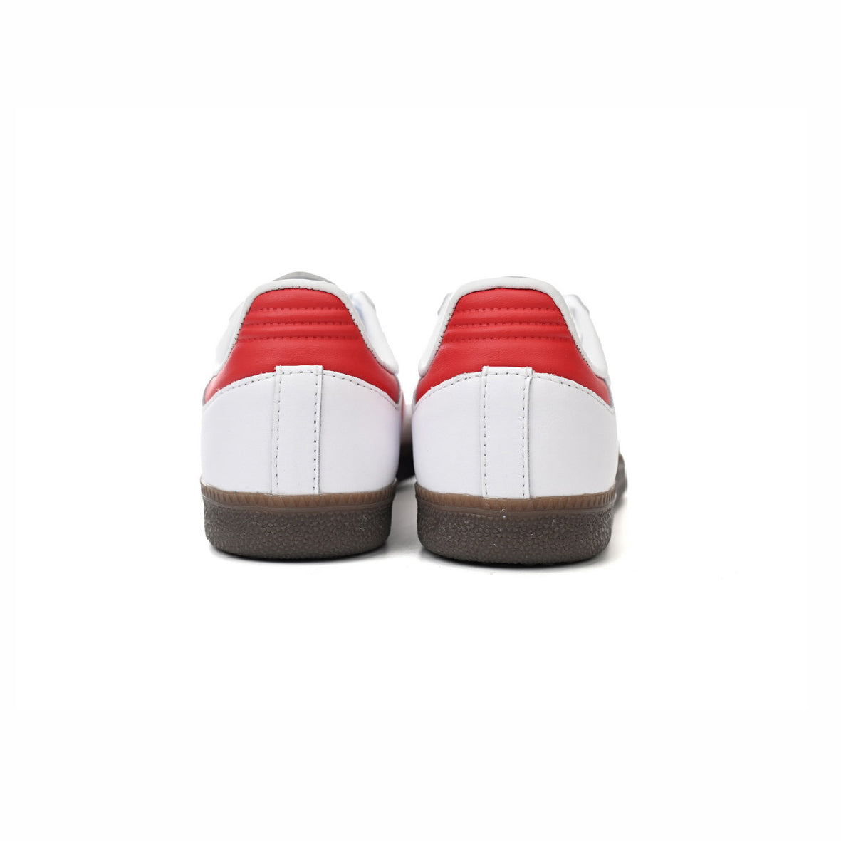 Sneakers basses Adidas Samba OG white red unisexe