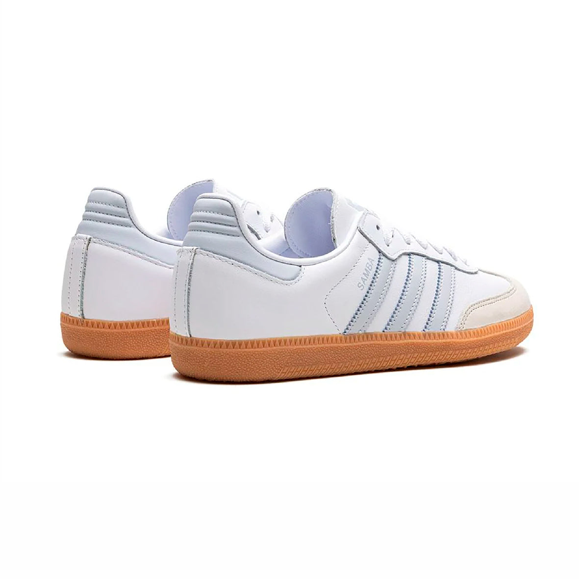 Sneakers basses Adidas Samba white halo blue unisexe