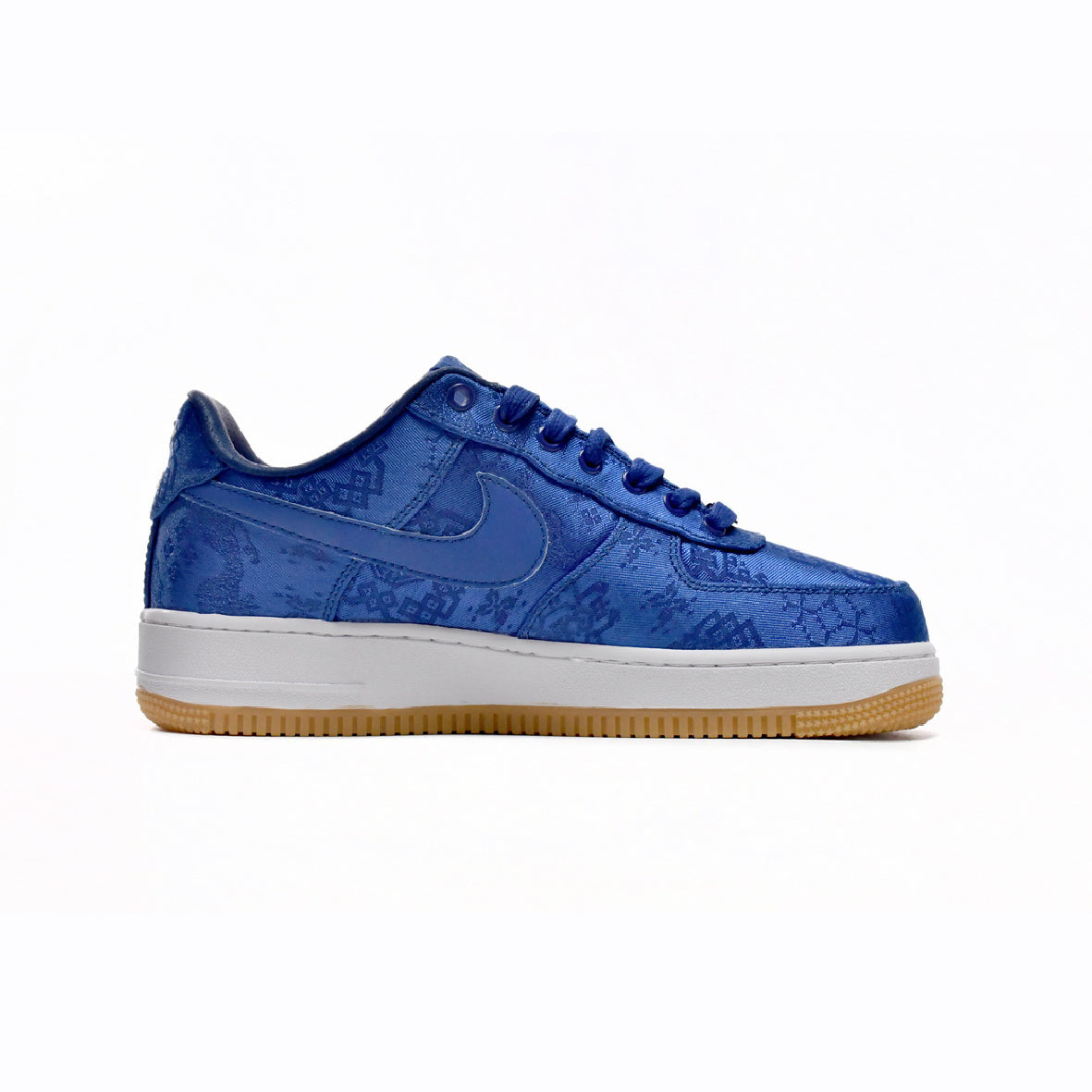 nike air force 1 low clot blue silk baskets vue latérale