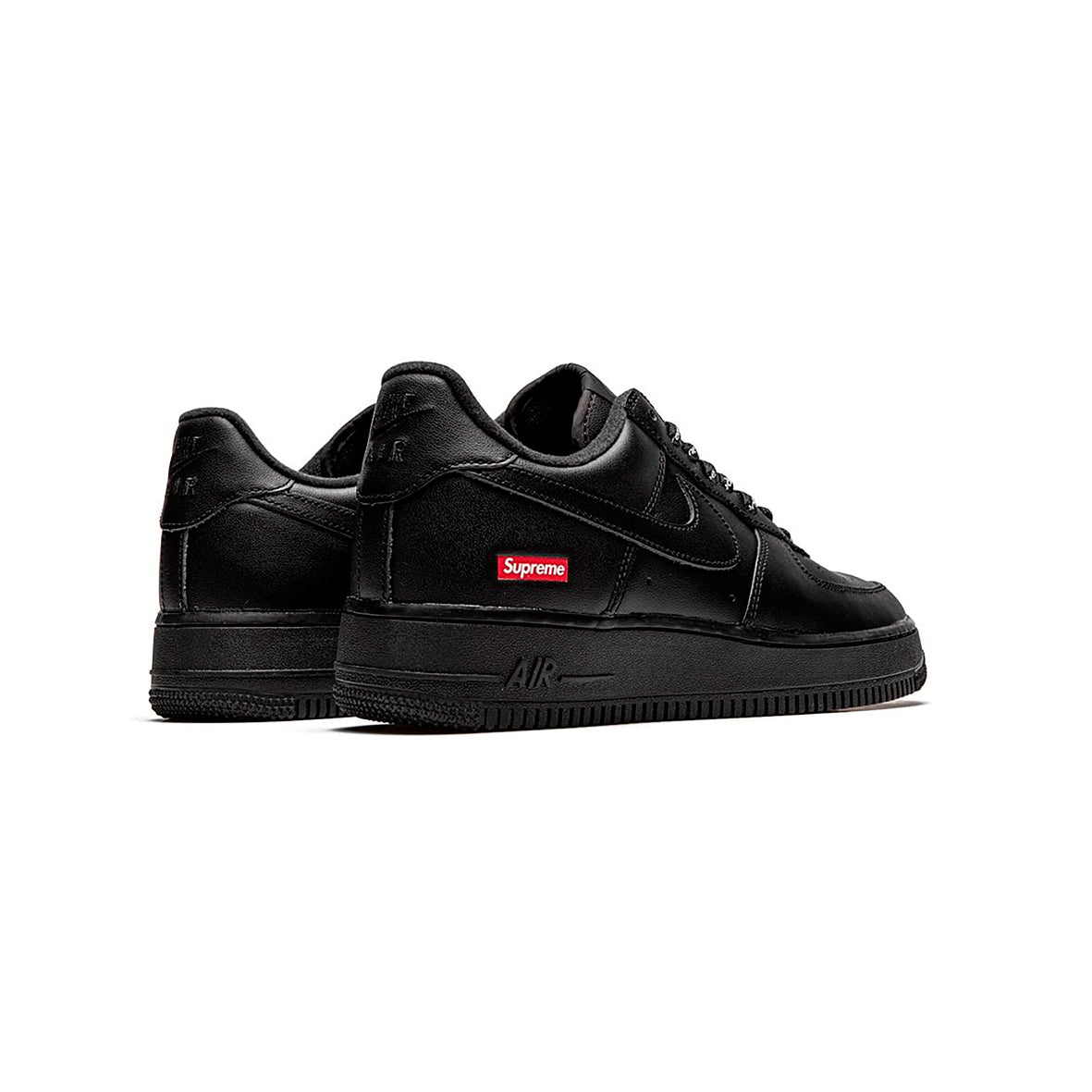 Nike Air Force 1 Low x Supreme Black, Baskets Basses Unisexe Cuir – photo 3