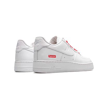 Nike Air Force 1 Low x Supreme White, Baskets Basses Unisexe Cuir – photo 3