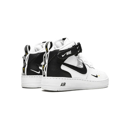 Nike Air Force 1 Mid '07 LV8 Black White, Baskets Montantes Unisexe Cuir – photo 3