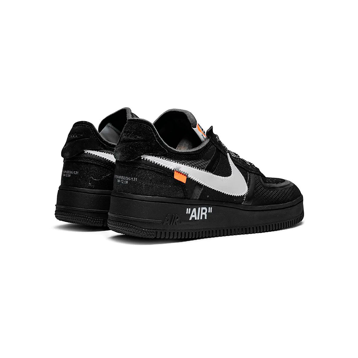 Nike Air Force 1 Low X Off-White Black, Baskets Basses Unisexe Daim – photo 3