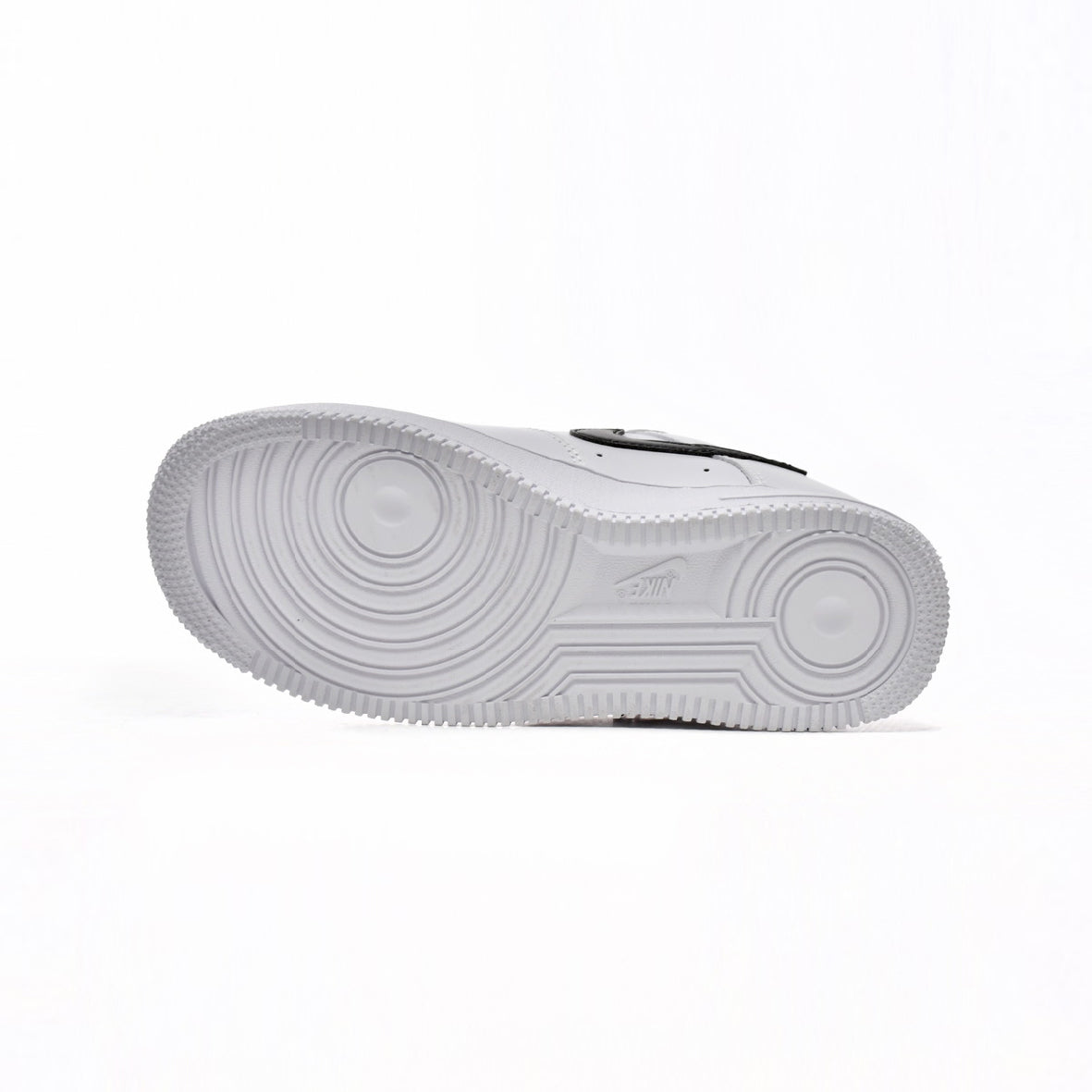 Nike Air Force 1 Low Carabiner Swoosh Baskets Noir Blanc Homme Femme - 4