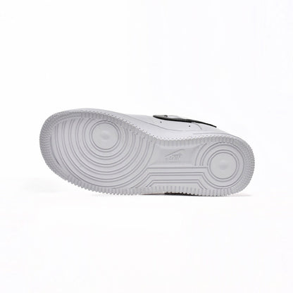 Nike Air Force 1 Low Carabiner Swoosh Baskets Noir Blanc Homme Femme - 4