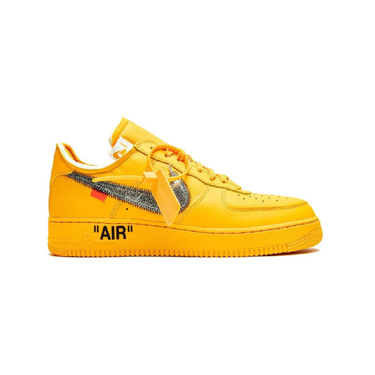 Nike Air Force 1 Low x Off-White University Gold Baskets Or Homme Femme - 1