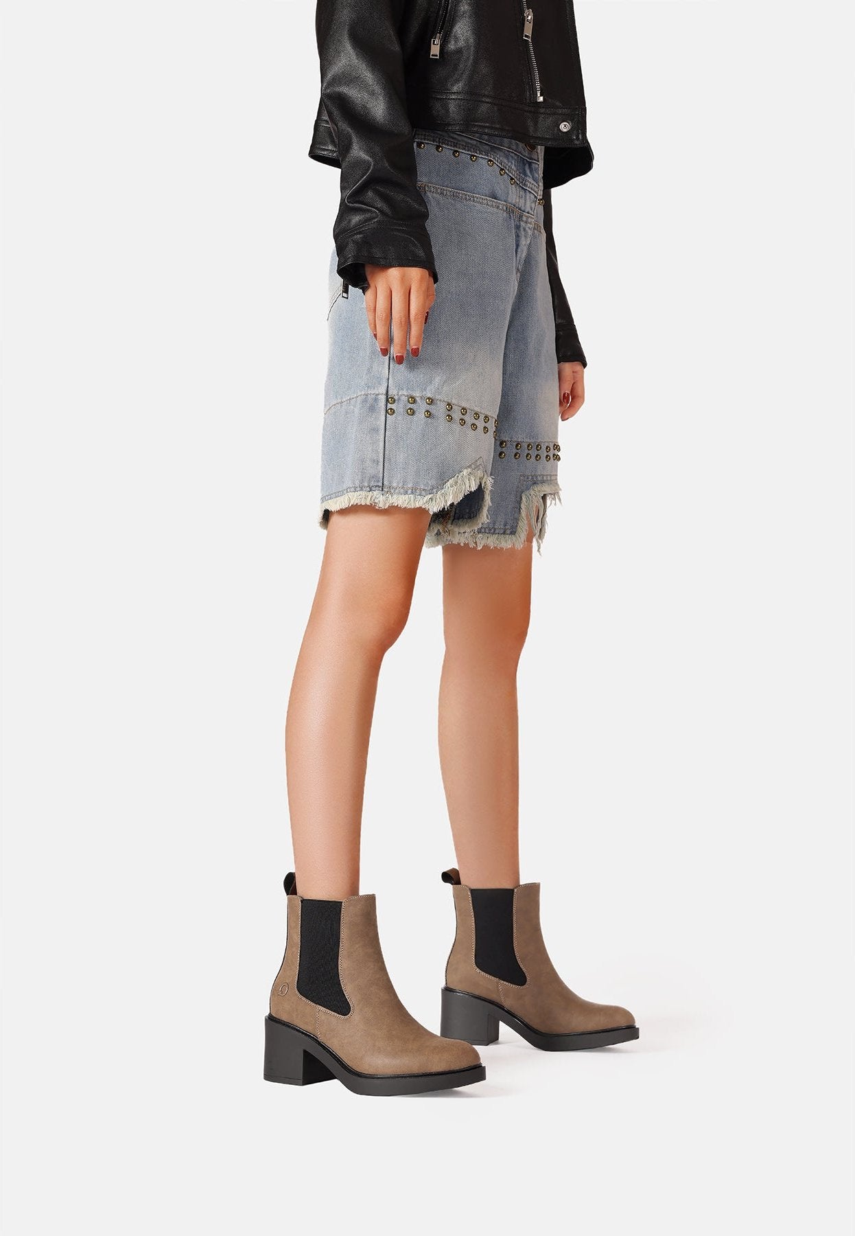 Bottines Chelsea Femme Flavie – détail de la matière