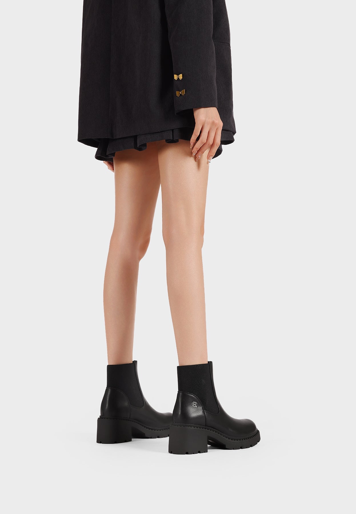 Bottines Chelsea Femme Rosine – vue portée