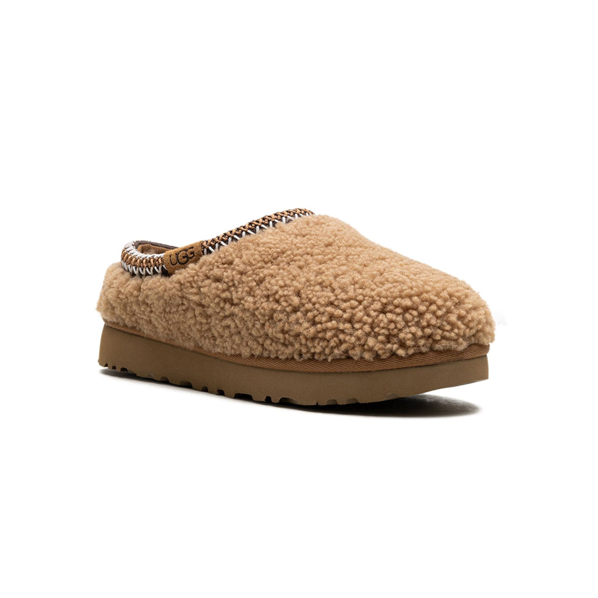 UGG Tasman Maxi Curly Chestnut Chaussons Camel Femme - 2