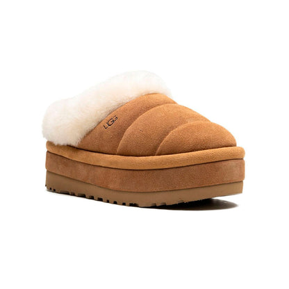 UGG Tazzlita Chestnut chaussons femme en daim et peau de mouton marron chestnut, détail semelle
