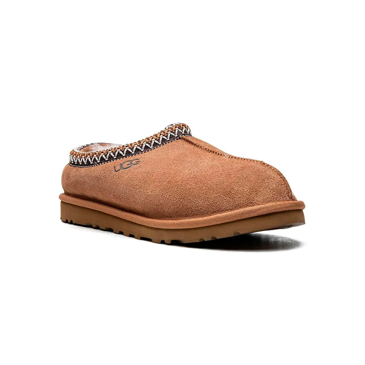 UGG Tasman Camel chaussons homme et femme en daim et peau de mouton camel, vue de face