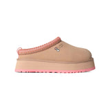 UGG Tazz Love '25 Arroyo Tropical Pink – Sabots Plateforme Femme en Daim et Peau de Mouton
