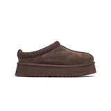 UGG Tazz Cacao – Sabots Plateforme Femme en Daim et Peau de Mouton