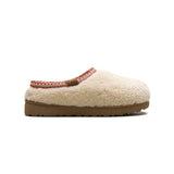 UGG Tasman Maxi Curly Natural Chaussons Blanc Beige Femme