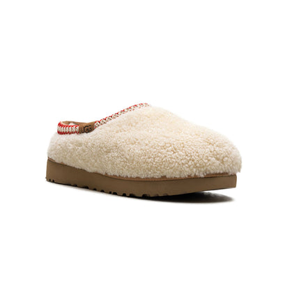 UGG Tasman Maxi Curly Natural Chaussons Blanc Beige Femme - 2