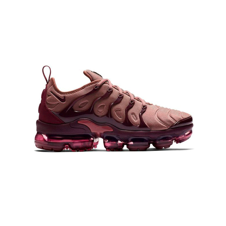 nike air vapormax plus bordeaux baskets vue latérale