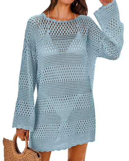 Robe Pull Femme en maille, manches longues, coupe confortable – Menvelo