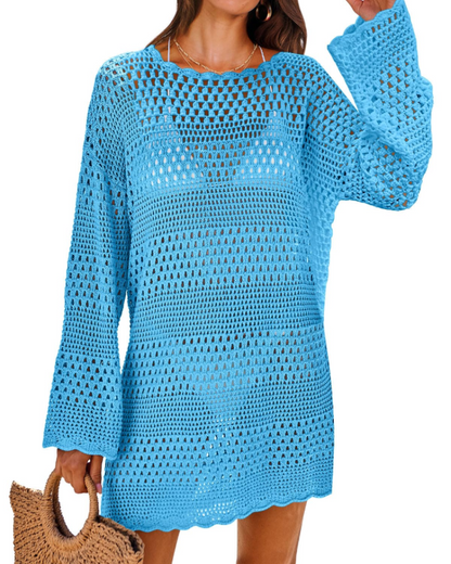 Robe Pull Femme en maille, manches longues, coupe confortable – Menvelo