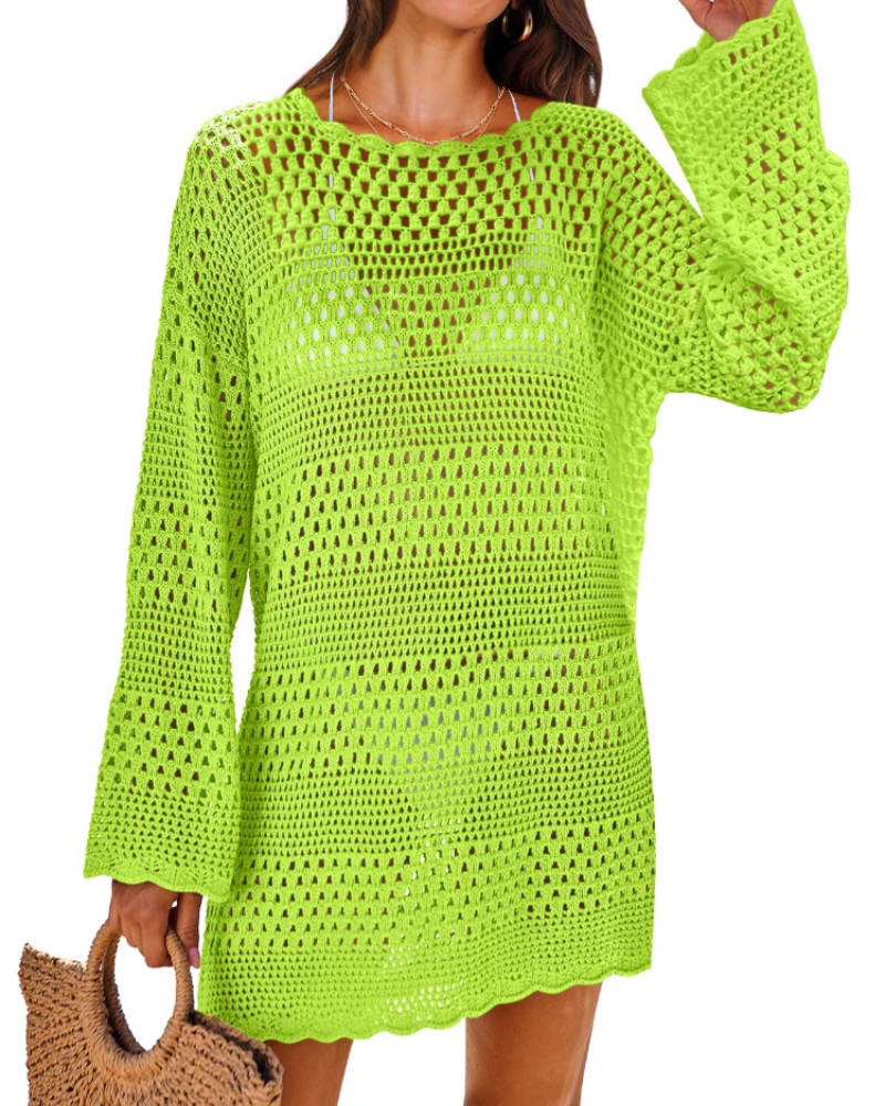 Robe Pull Femme en maille, manches longues, coupe confortable – Menvelo