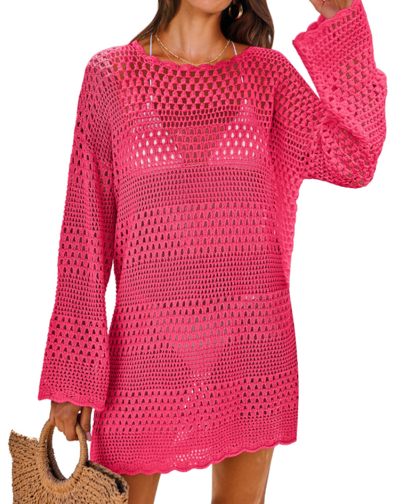 Robe Pull Femme en maille, manches longues, coupe confortable – Menvelo