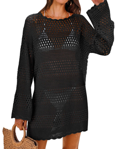 Robe Pull Femme en maille, manches longues, coupe confortable – Menvelo