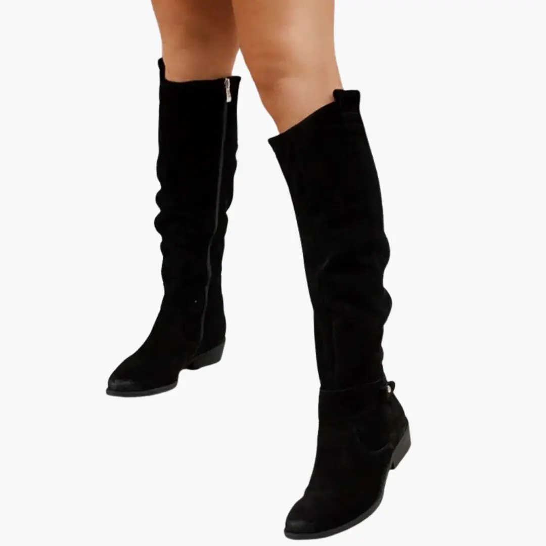 Bottes Cavalières Femme Victoire Hautes Plissées