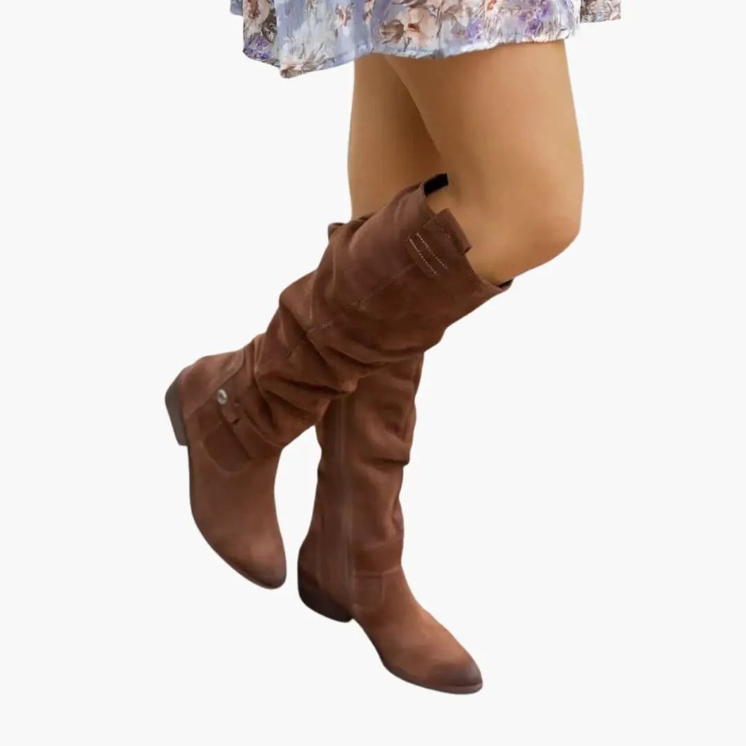 Bottes Cavalières Femme Victoire Hautes Plissées