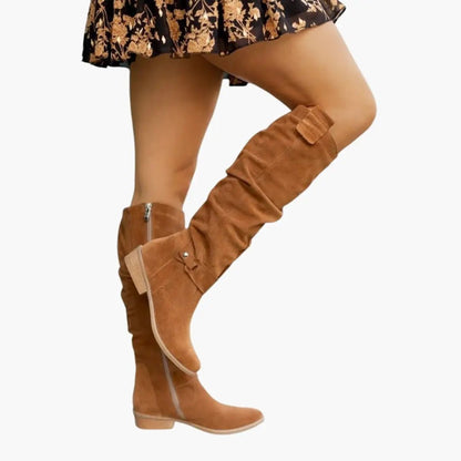 Bottes Cavalières Femme Victoire Hautes Plissées